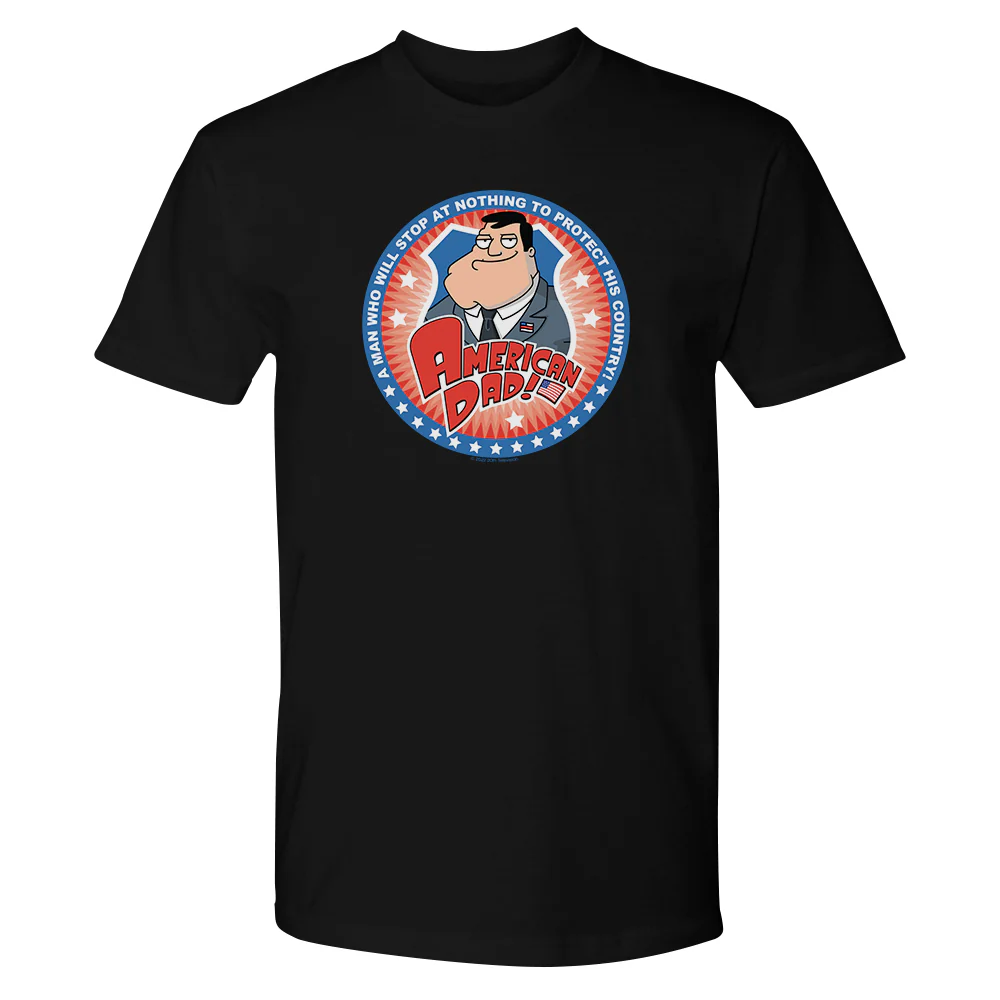 American Dad Stan Smith Adult Short Sleeve T-Shirt - Image 3