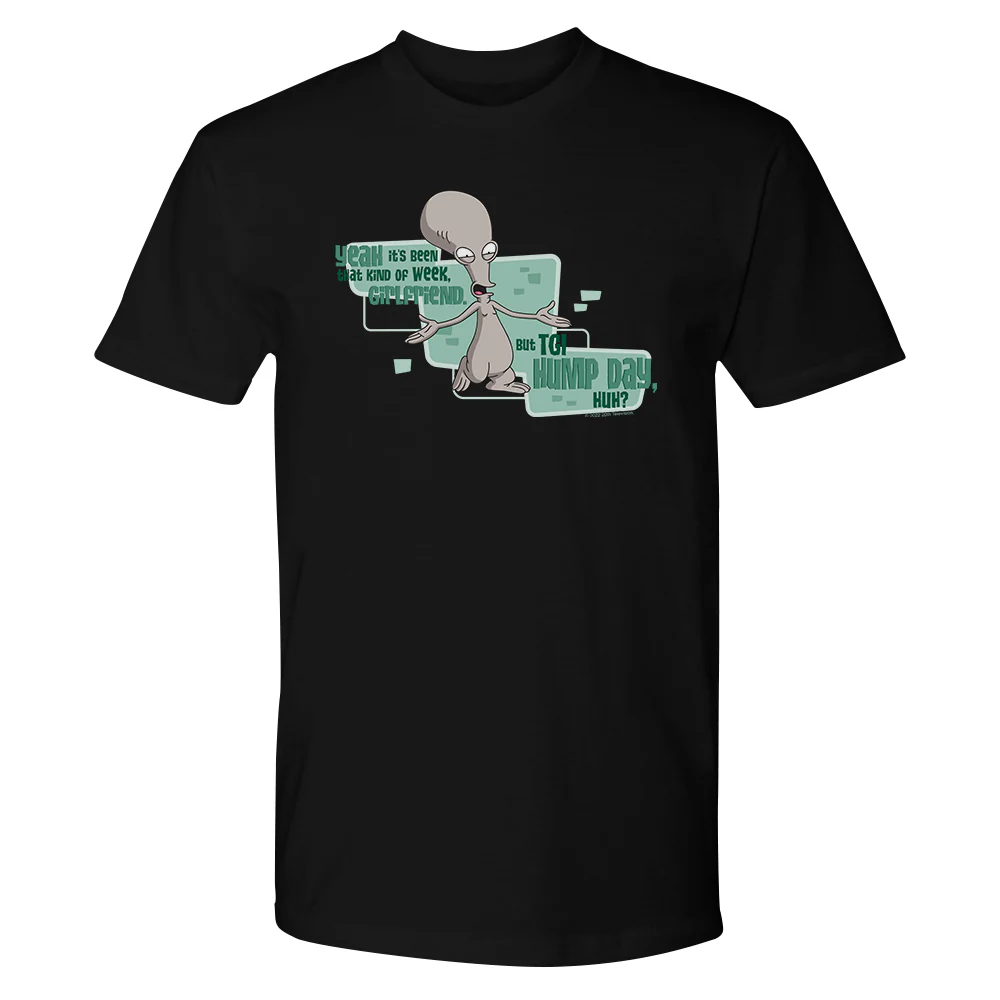 American Dad TGI Hump Day Adult Short Sleeve T-Shirt - Image 3