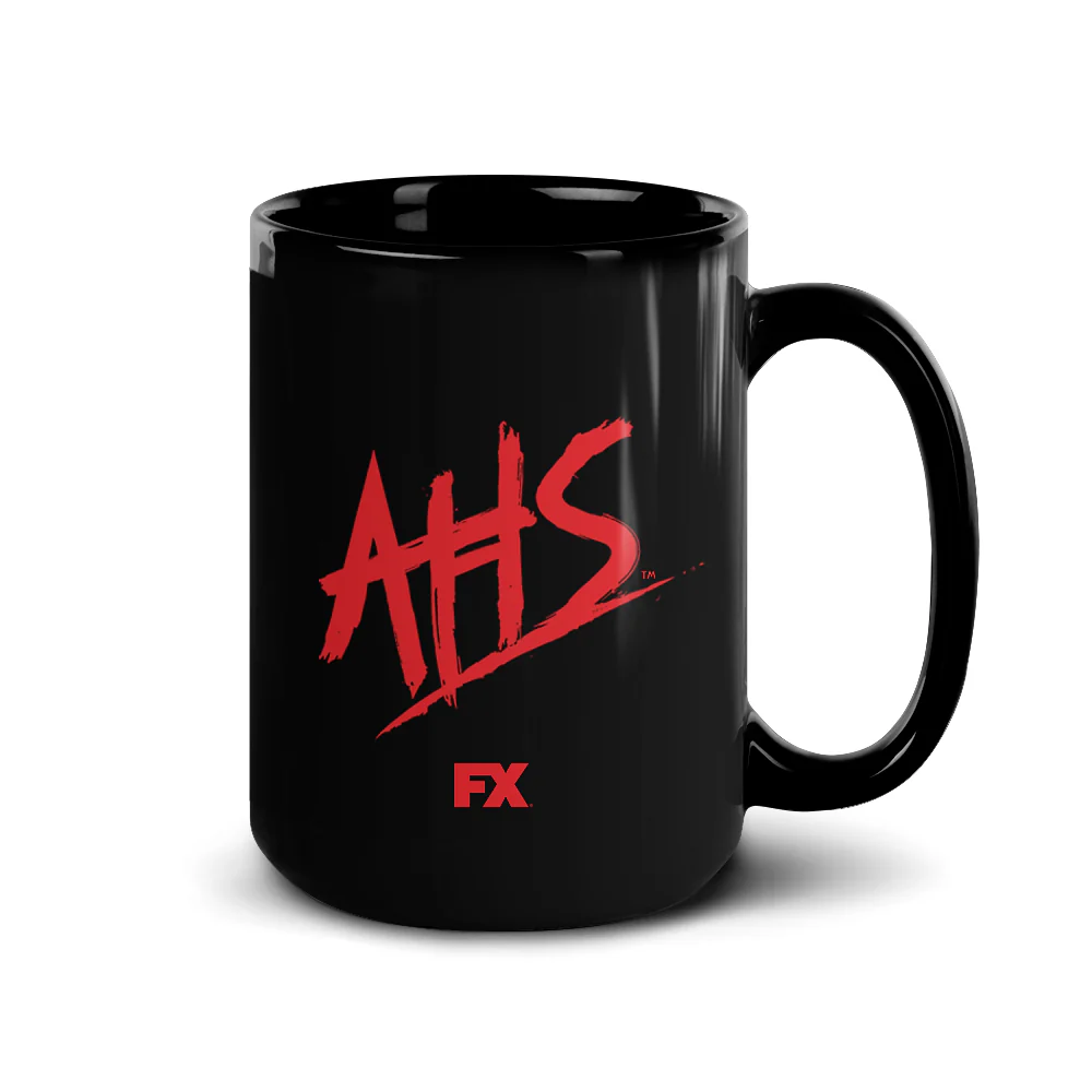 American Horror Story AHS Slasher Logo Black Mug - Image 4