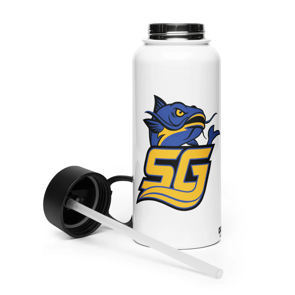 Chad Powers Football's Greatest Catfish Stainless Steel Water Bottle - Image 3