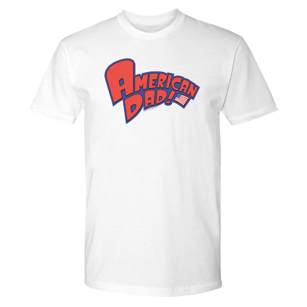 American Dad Logo Adult Short Sleeve T-Shirt - Image 3
