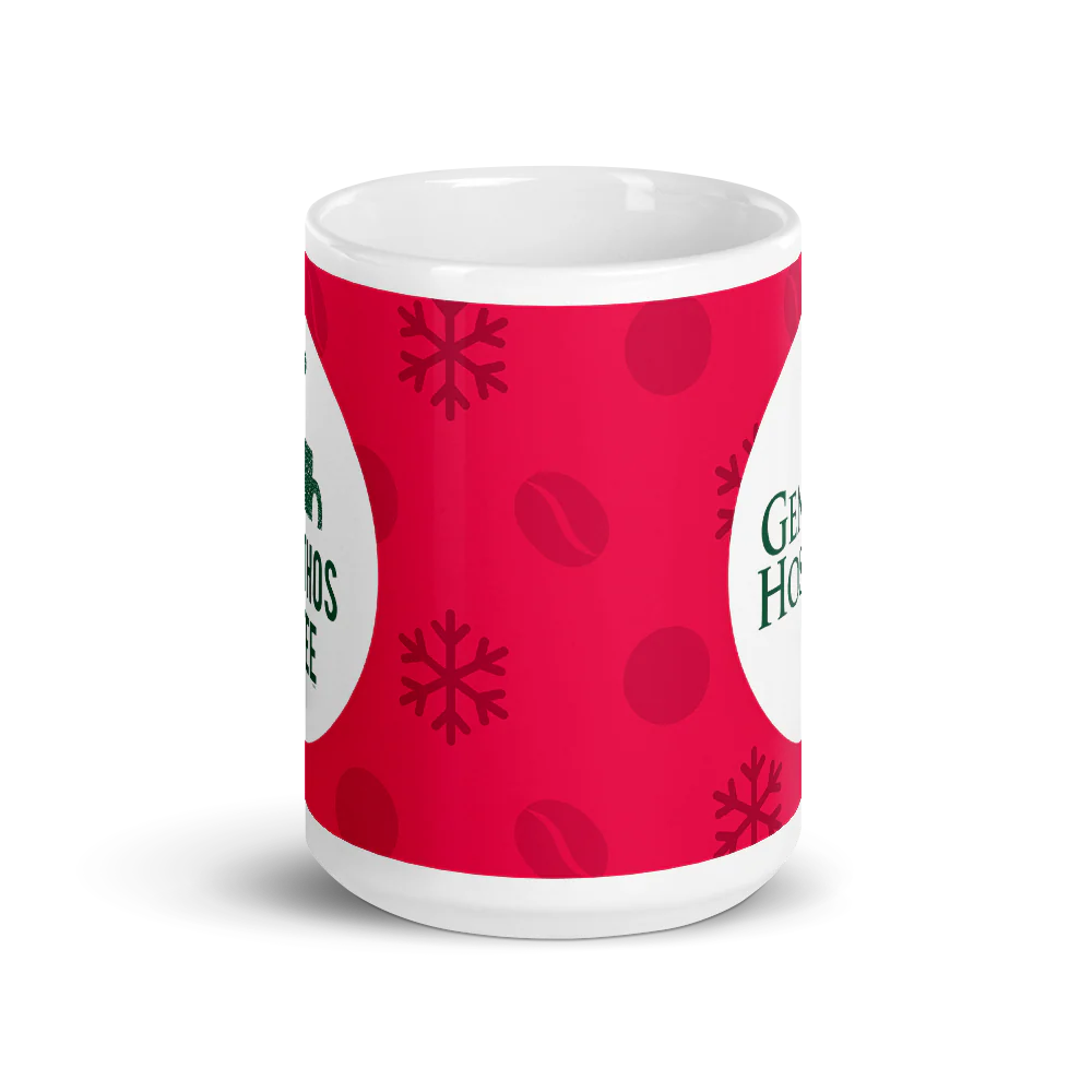 General Hospital Corinthos Coffee Snowflake White Mug - Image 5