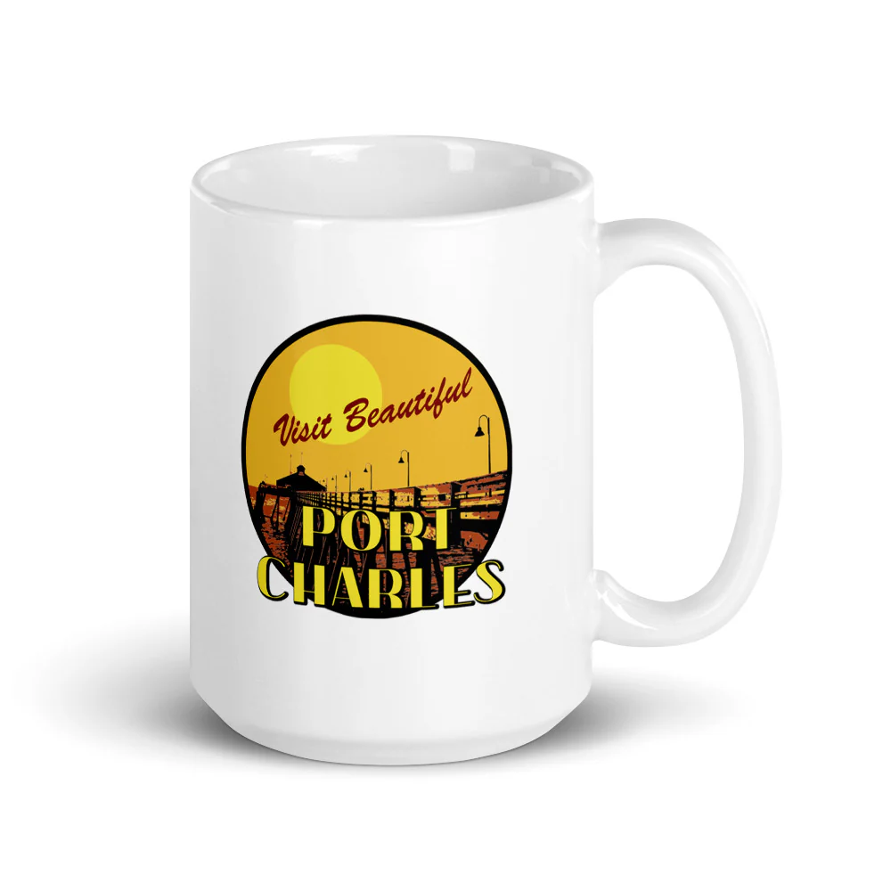 General Hospital Visit Beautiful Port Charles  White Mug - Image 4