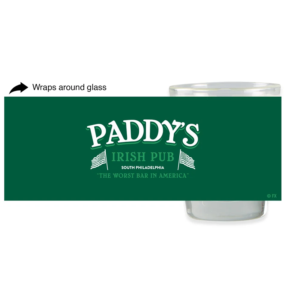 It's Always Sunny in Philadelphia Paddy's Pub Shot Glass - Image 3
