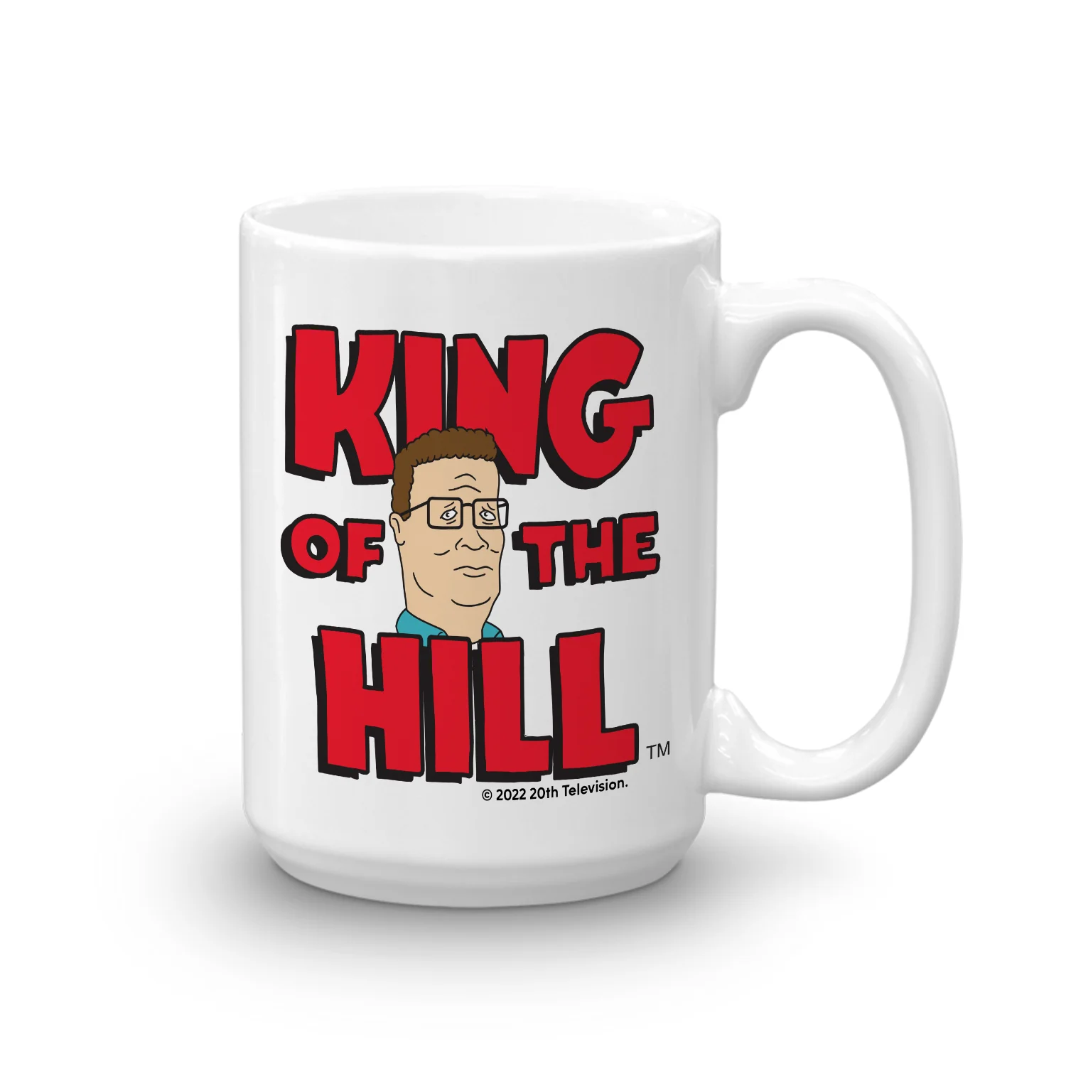 King of the Hill Logo White Mug - Image 5