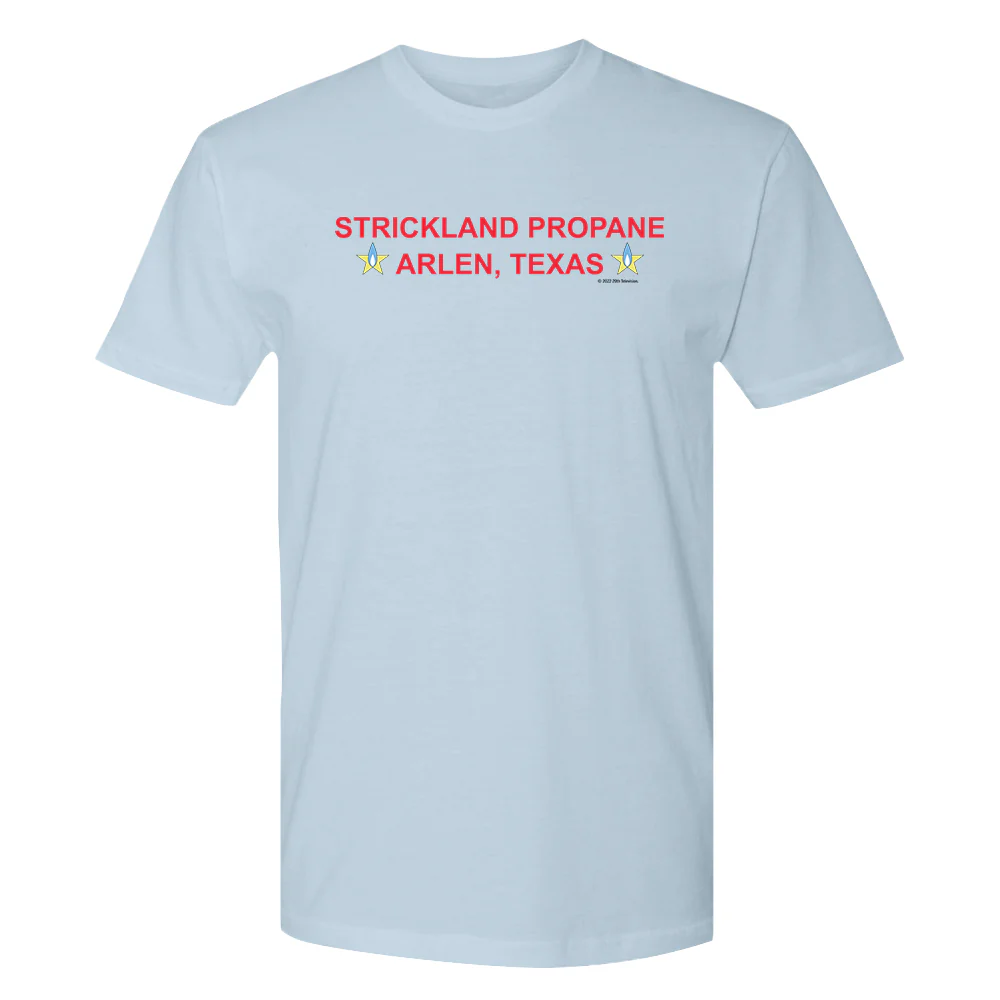 King of the Hill Strickland Propane Adult Short Sleeve T-Shirt - Image 3