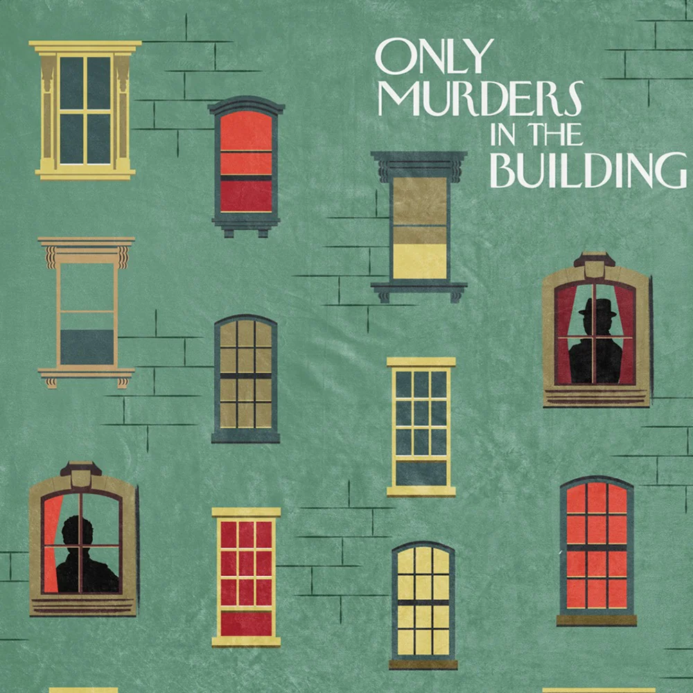 Only Murders in the Building The Arconia Windows Sherpa Blanket - Image 3
