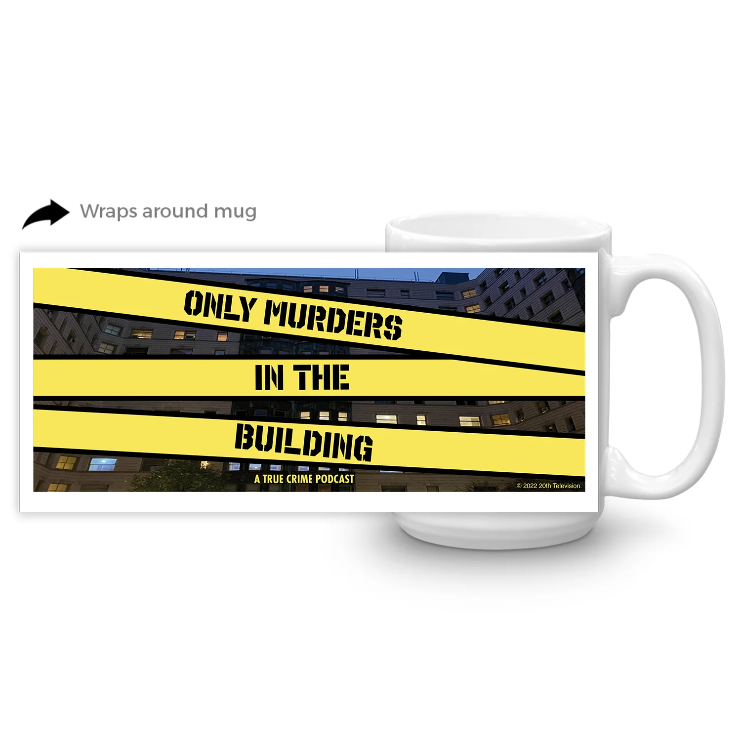 Only Murders in the Building Podcast White Mug - Image 3