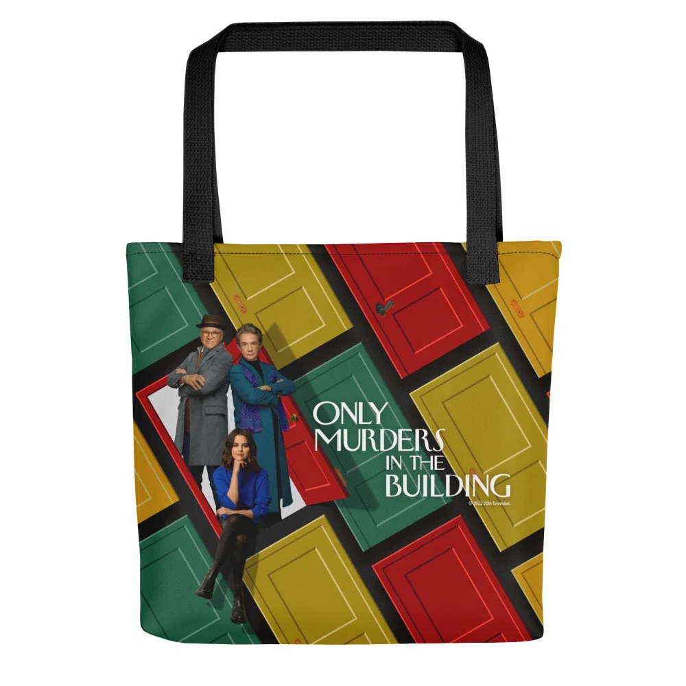 Only Murders In The Building Season 2 Key Art Premium Tote Bag - Image 4