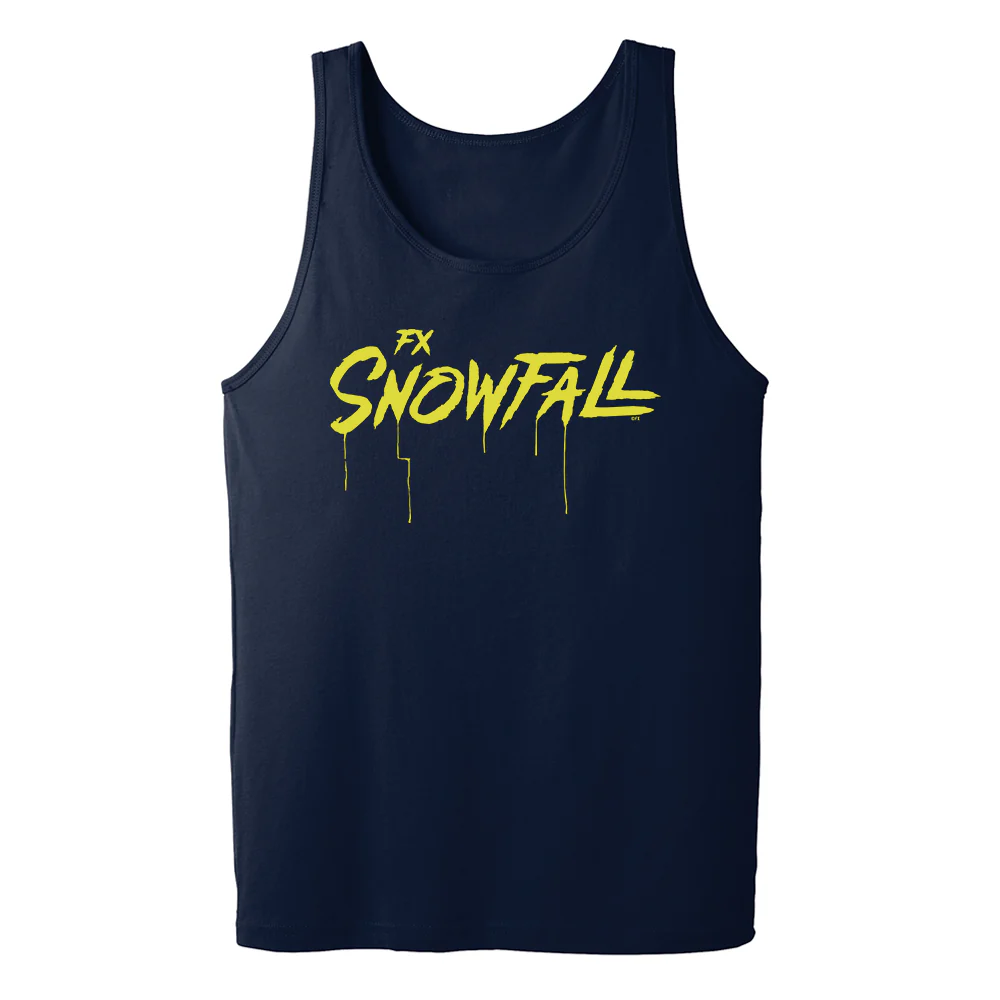 Snowfall Drip Logo Adult Tank Top - Image 3