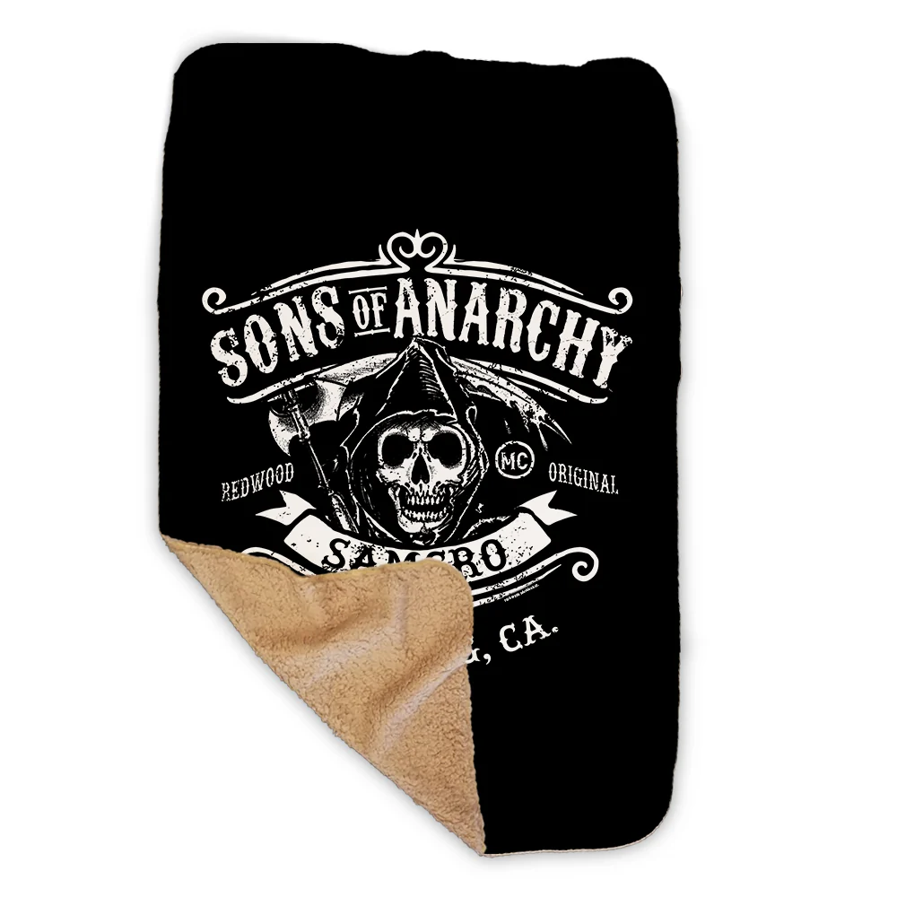 Sons of Anarchy Charming Sherpa Blanket - Image 3