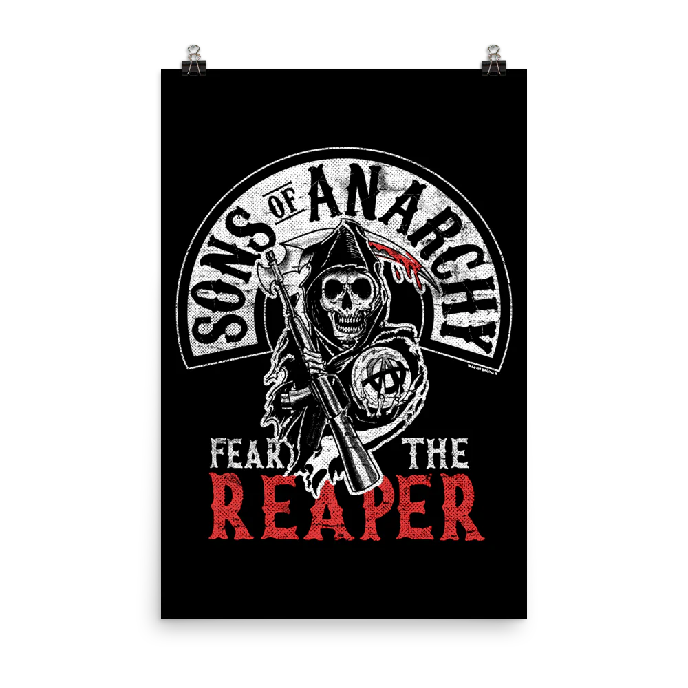 Sons of Anarchy Fear The Reaper Premium Satin Poster - Image 3