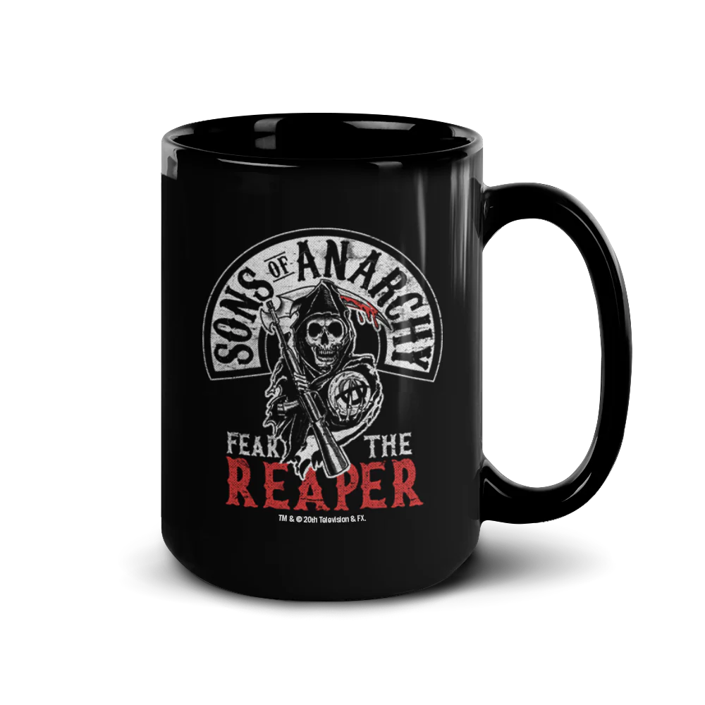 Sons of Anarchy Fear The Reaper Black Mug - Image 4